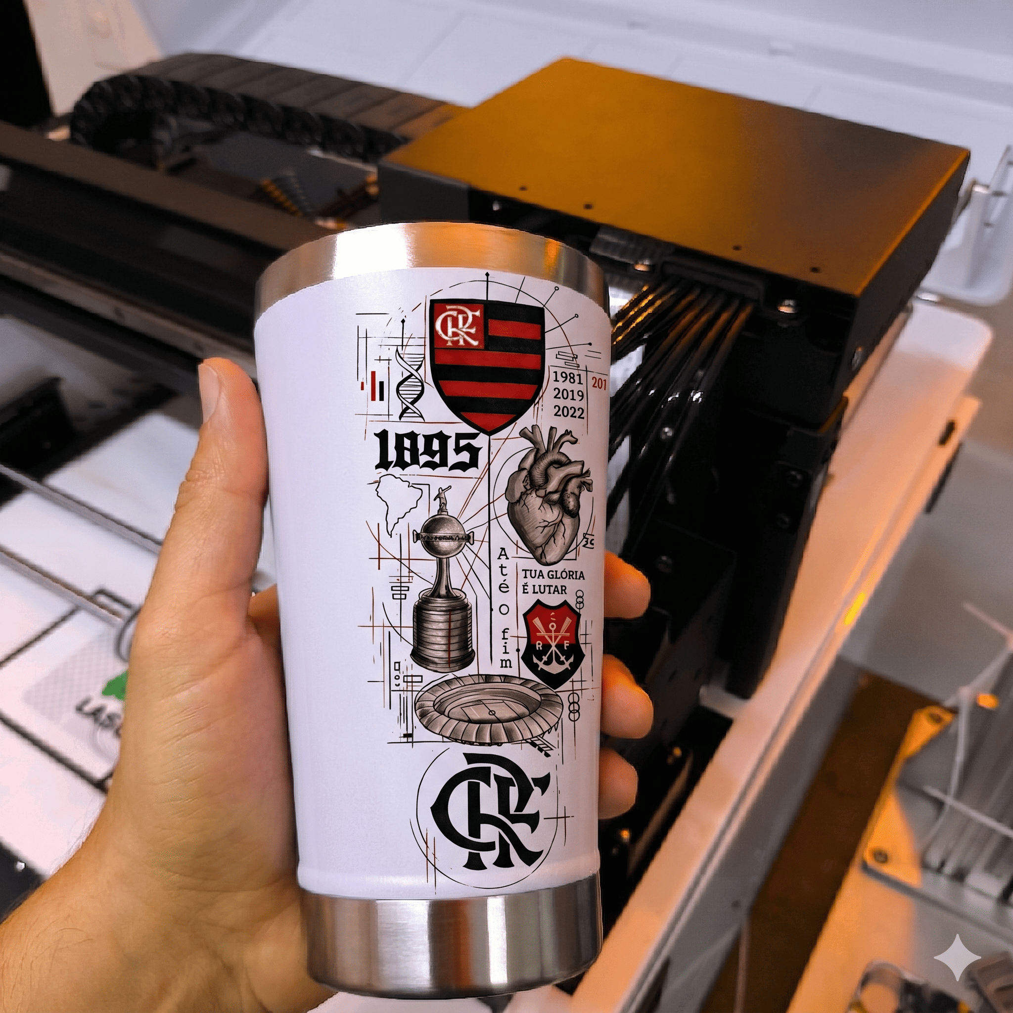kit 20 Copos Térmico Mengão com Design Único de premium