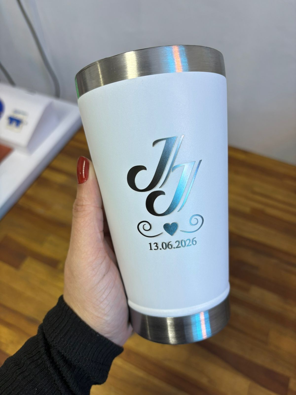 Copo termico 100 un personalizado Casamento Padrinhos e Madrinhas - Imagem 4