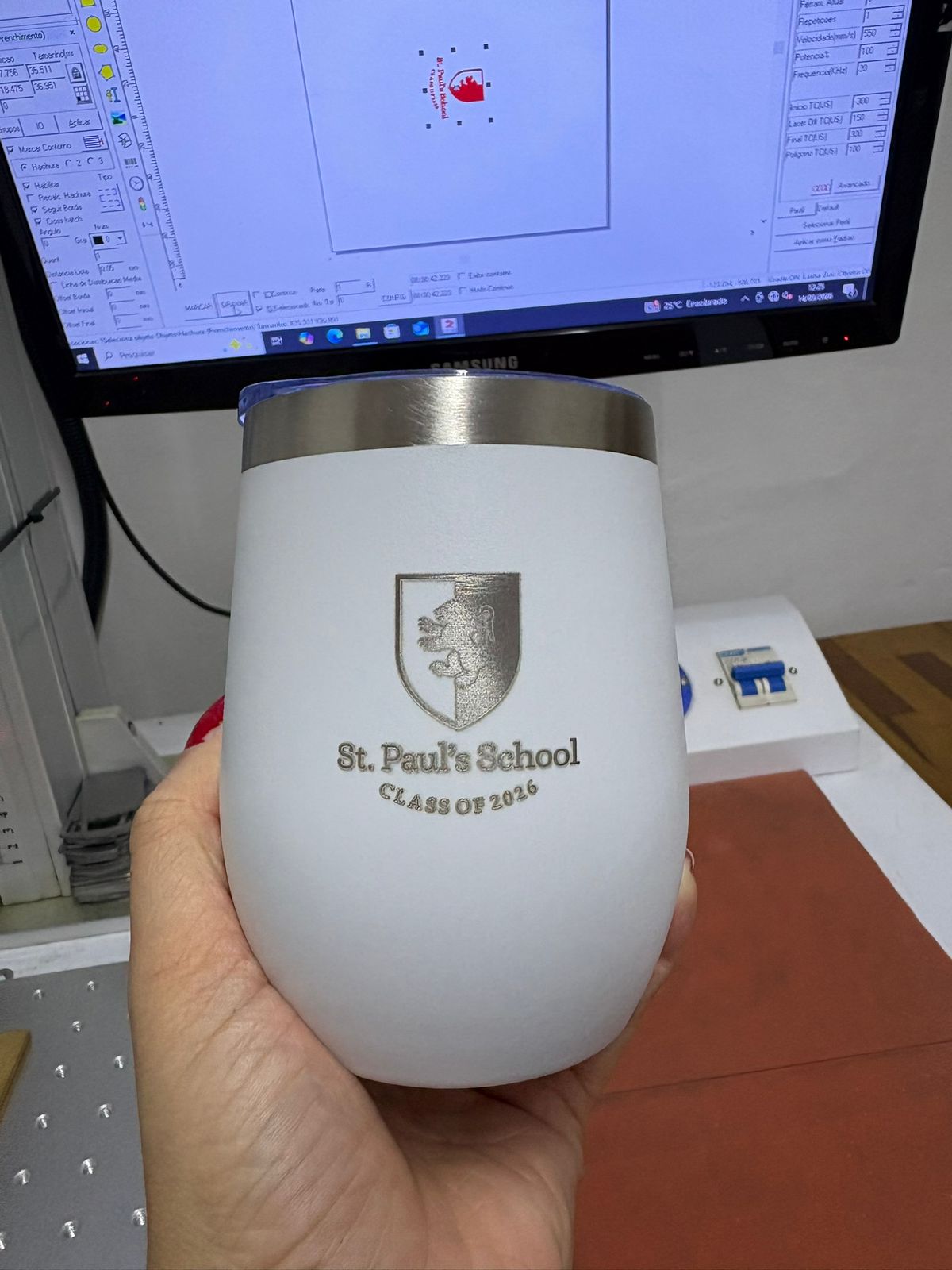 Copo modelo Cuia 100 un personalizado Logo de empresa - Imagem 10