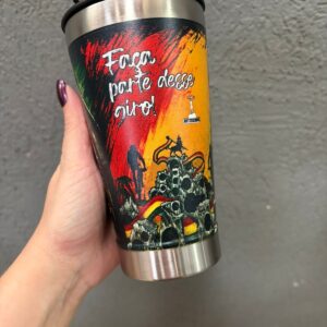 Copo Térmico Gravado 360 Personalizado para Casamento - Lembrancinha Padrinhos e Madrinhas